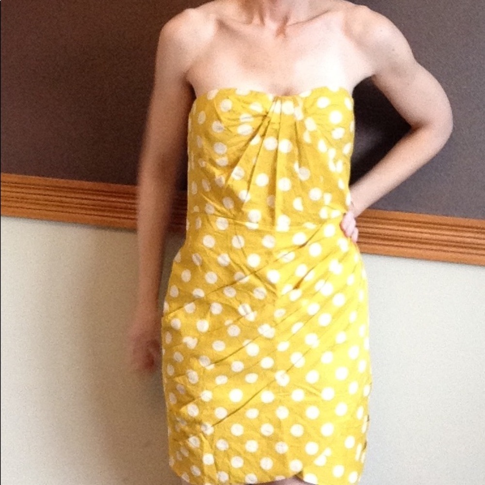 leifsdottir ANTHROPOLOGIE lafayette strapless M - Picture 4 of 10